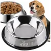 Miska dla psa metalowa antypoślizgowa 22cm 500ml 2196